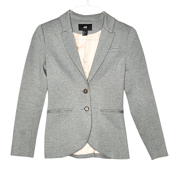 H&M Jackets & Blazers - H&M Classic Gray Blazer for Women